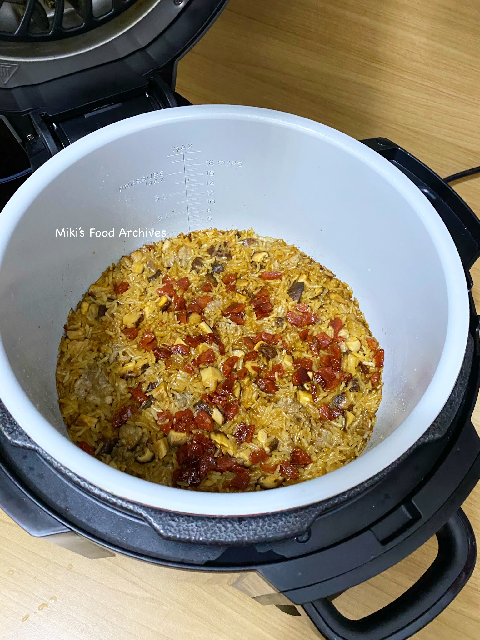 Miki's Food Archives Chinese StirFry Glutinous Rice 古早味糯米饭【快速简易版