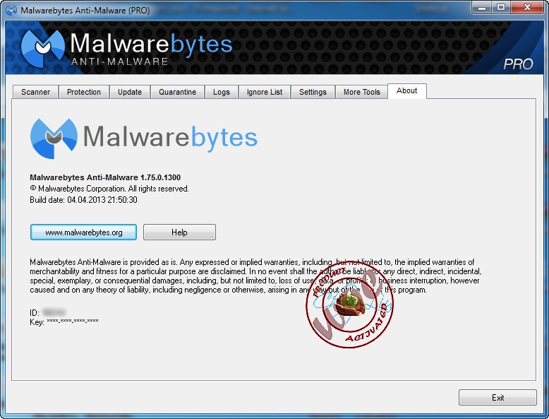 Malwarebytes anti malware v1.75.0.1300 final multilenguaje
