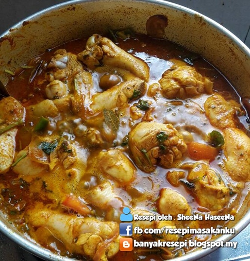 Resepi Ayam Masak Kari Beriani (SbS) | Resepi Tutorial Terbaek