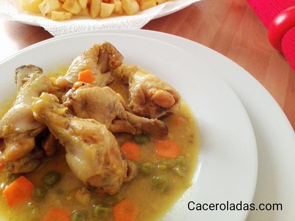 Muslitos de pollo a la jardinera | Caceroladas