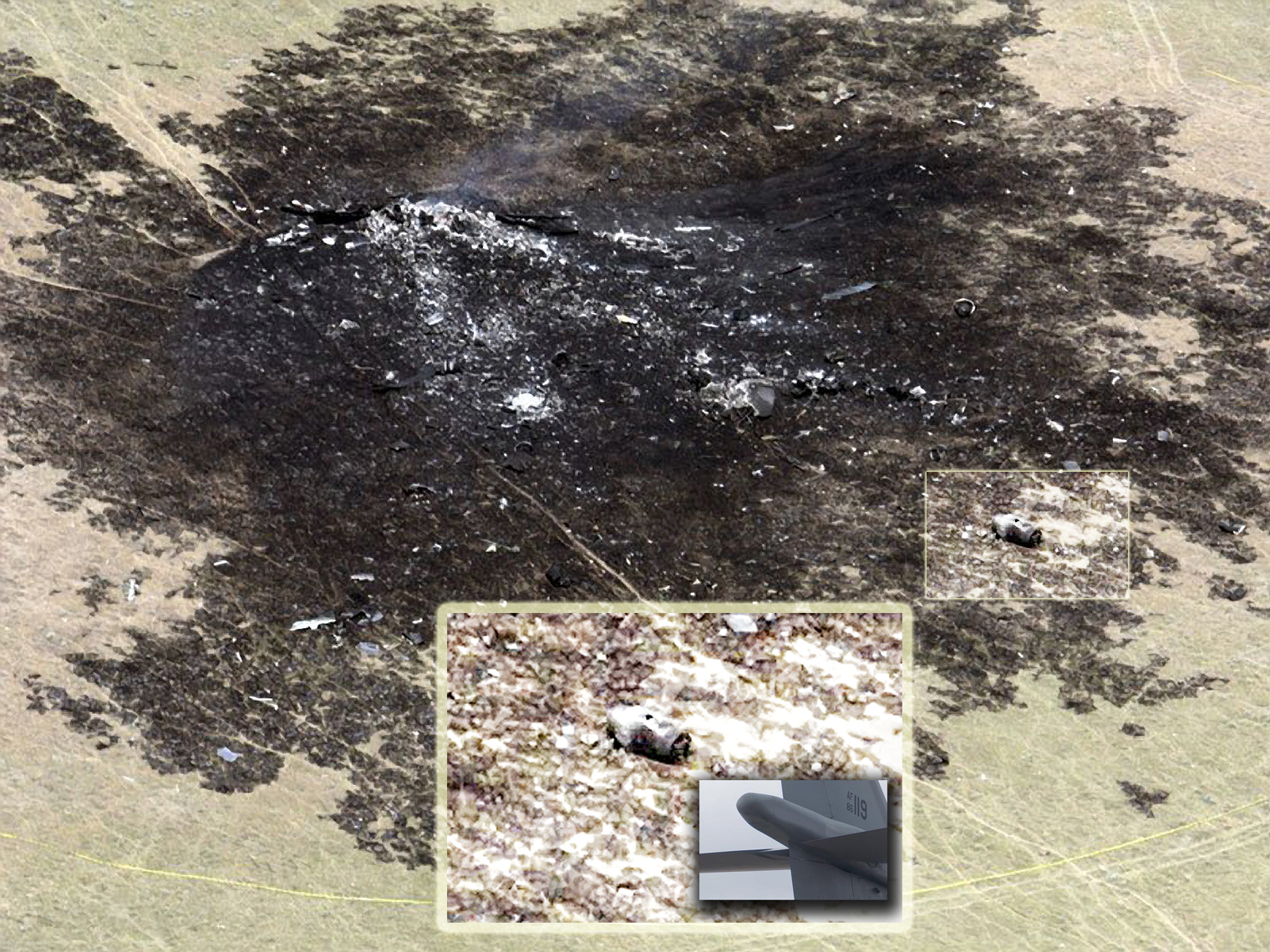 Black Horizon Breaking B1b bomber crashes in Montana crew ejects.