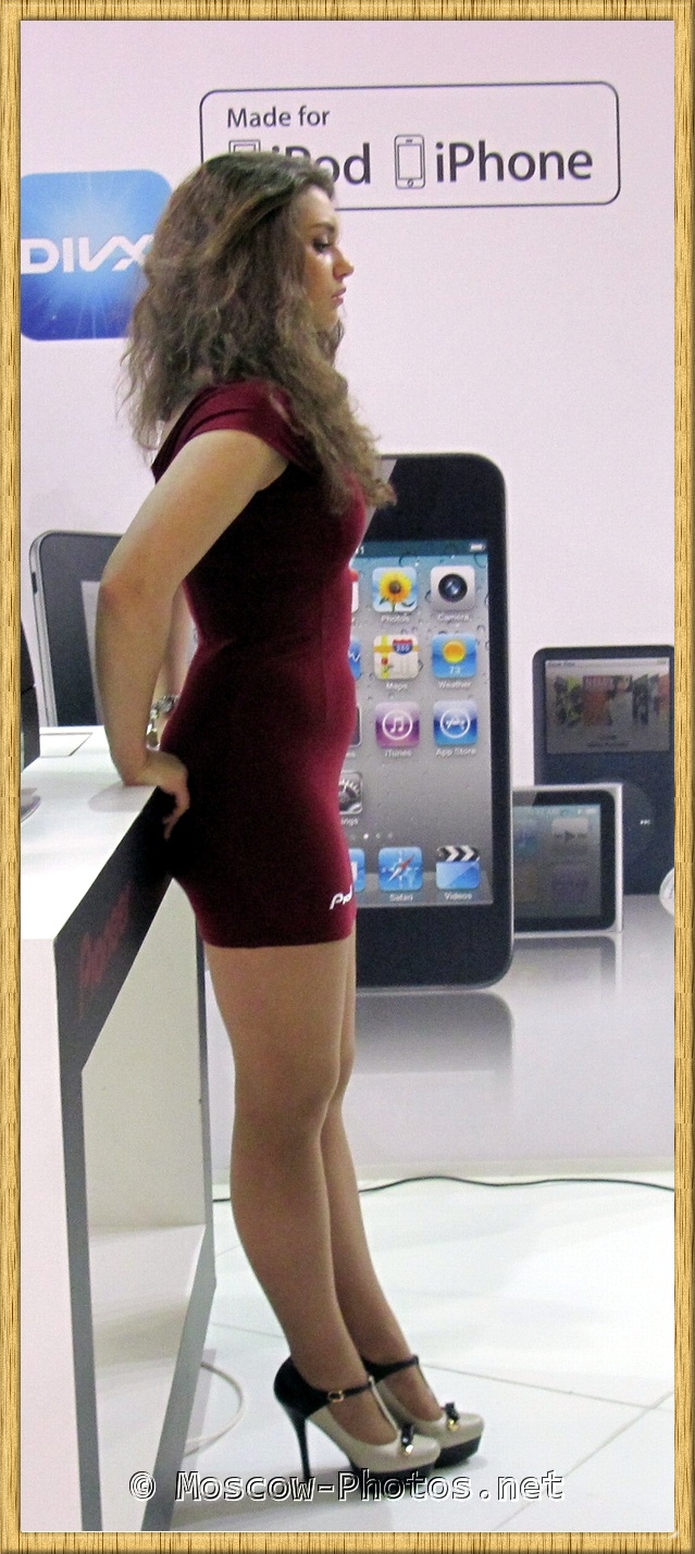 Promotiomal Model Fitted Mini Dress. Photoforum 2012