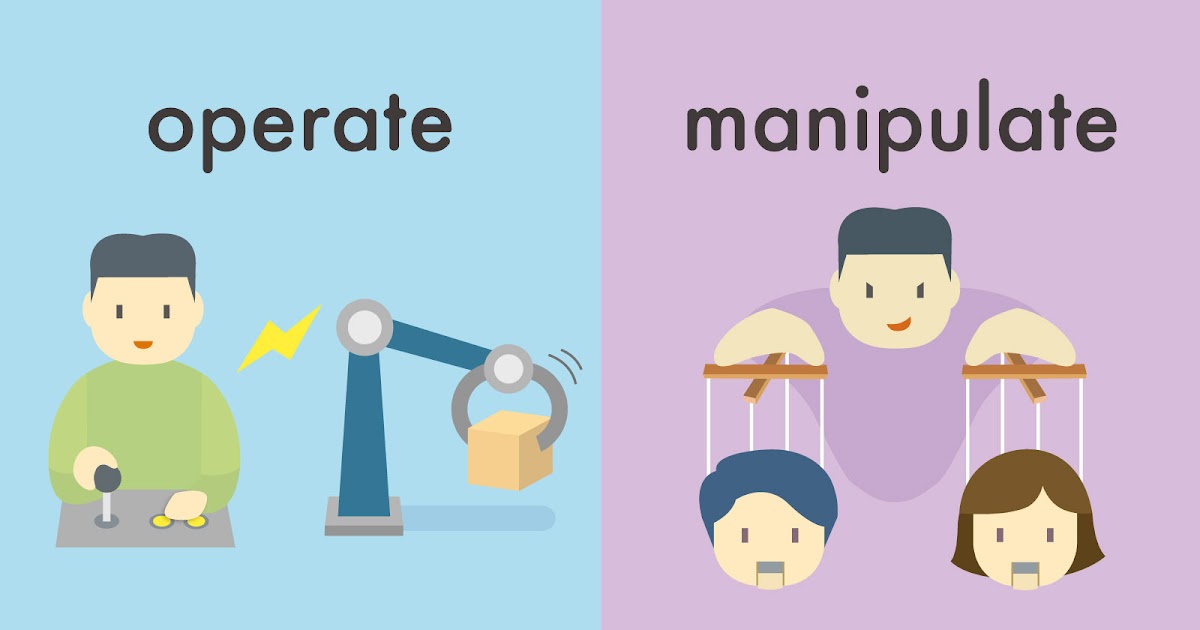 operate と manipulate の違いとは？