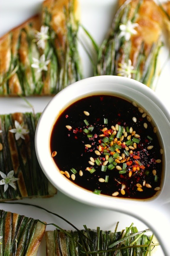 [Korean Recipes] Buchu Jeon Garlic Chive Blossom Pancake All Asian