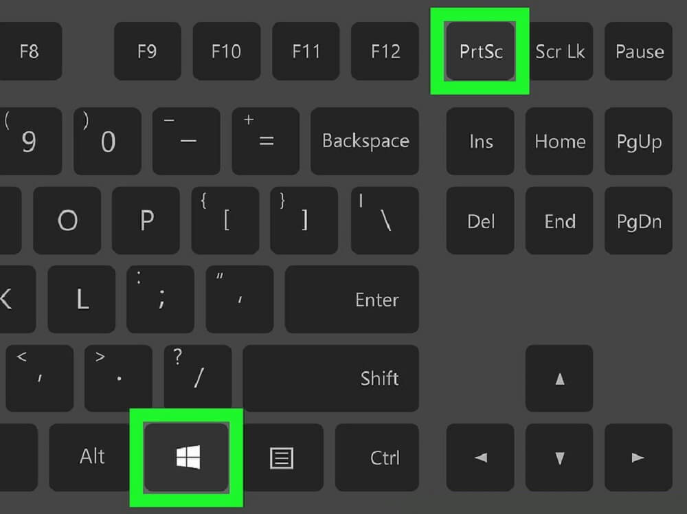 how to screenshot on mac gateway keyboard