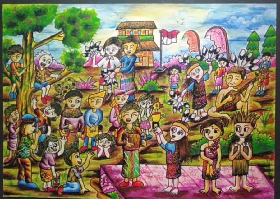 Gambar Bercerita Anak Sd Terbaru