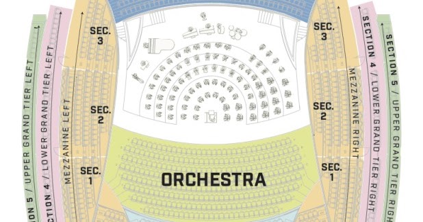Kauffman Center Seating Chart With Seat Numbers