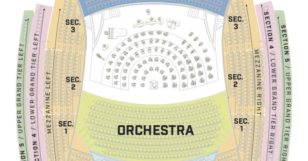 At T Performing Arts Center Seating Chart