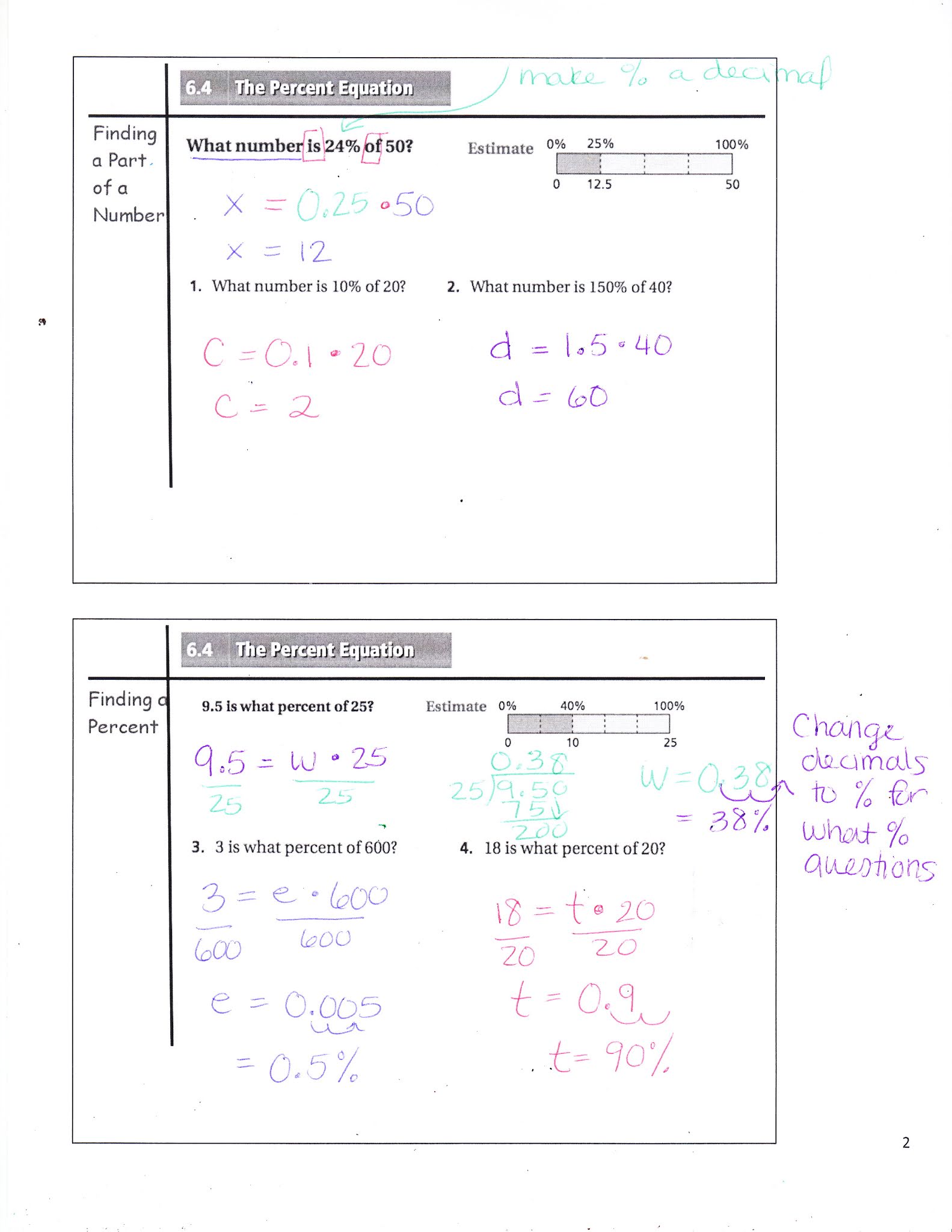 lesson 4 problem solving practice the percent equation answer key