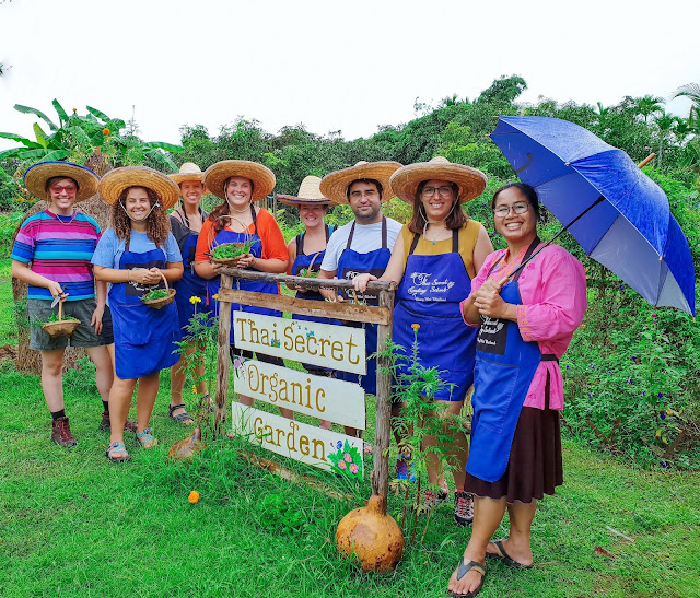 Thai Secret Cooking Class and Organic Garden Farm. August 23-2018