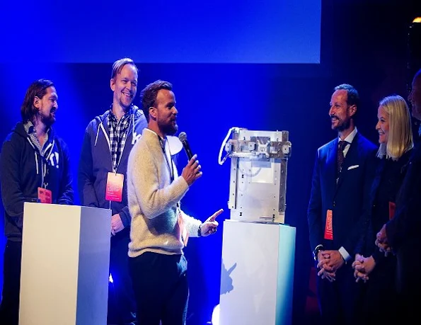  Crown Prince Haakon of Norway and Crown Princess Mette-Marit of Norway attended the opening of Oslo Innovation Week 2016