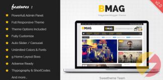 BMAG v2.1.1 – Magazine Responsive Blogger Template