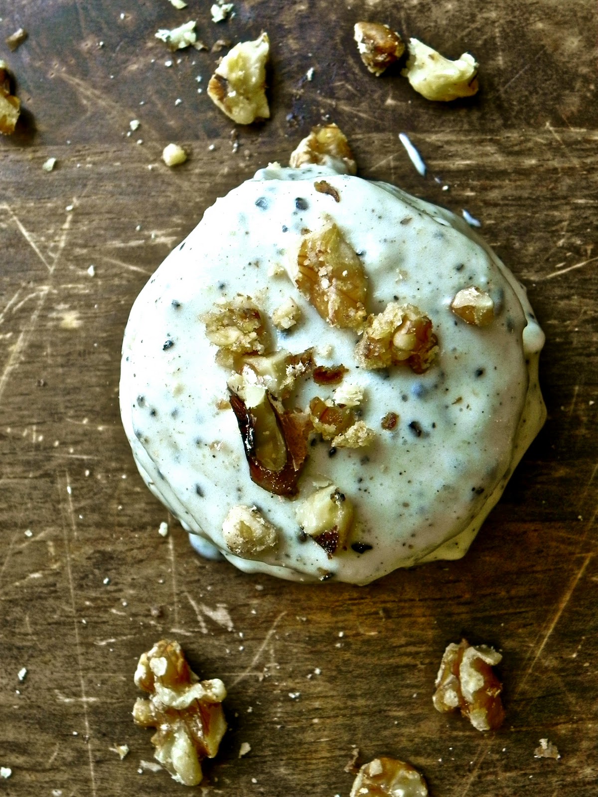 The Rosiest Cheeks Brown Sugar Walnut Cakes, With Espresso Cream