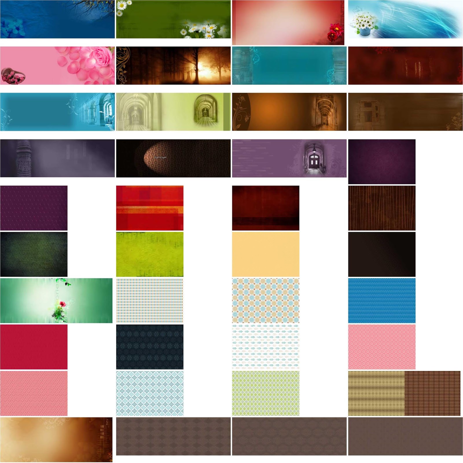 Mix - 01 - 12 x 36 BG indigo album Backgrounds