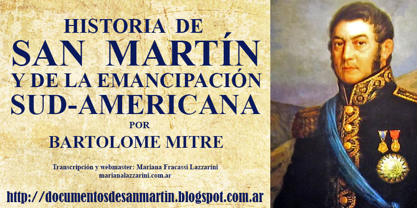 Historia de San Martín por Bartolomé Mitre