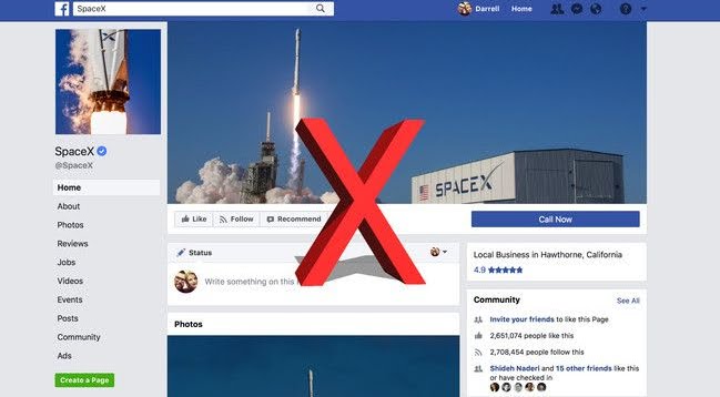 Il declino di Facebook lo sente anche Elon Musk: cancellate da FB le pagine Tesla e SpaceX
