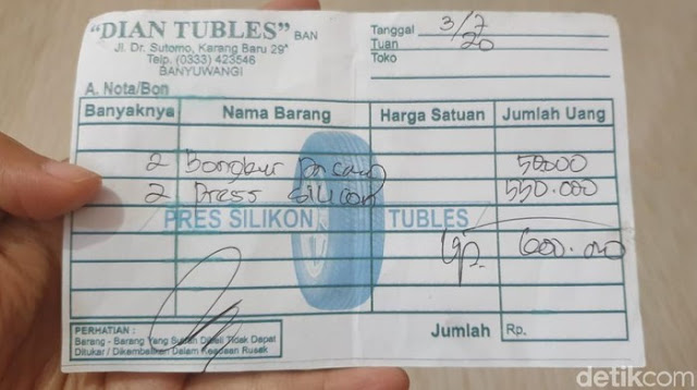 Viral Tambal Ban Harga Selangit yang Bikin Korban Menjerit Viral Tambal Ban Harga Selangit yang Bikin Korban Menjerit