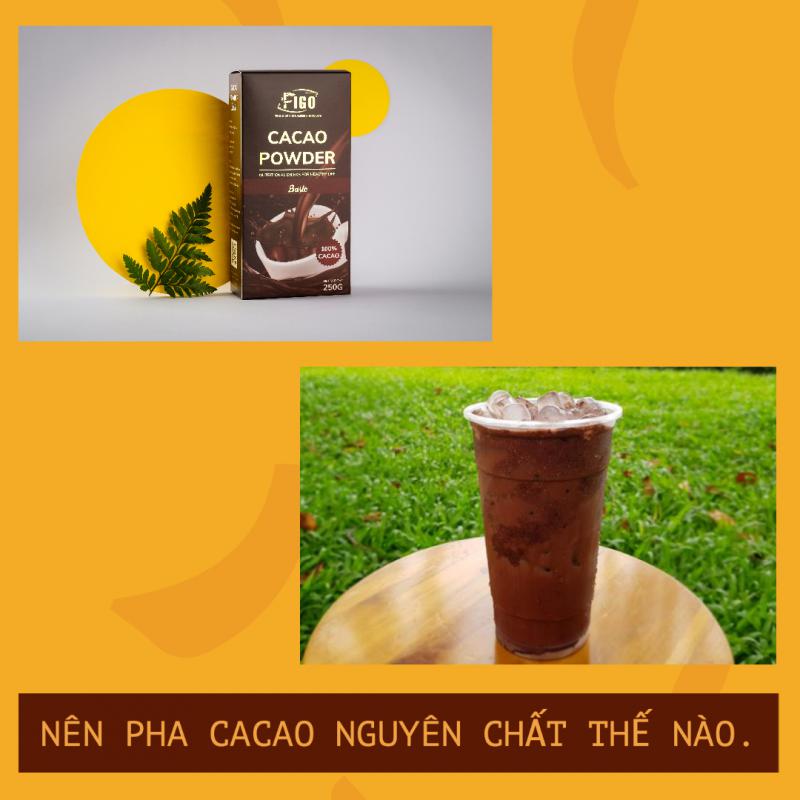 Bột Socola 80% Cacao Ít Đường FIGO 250g