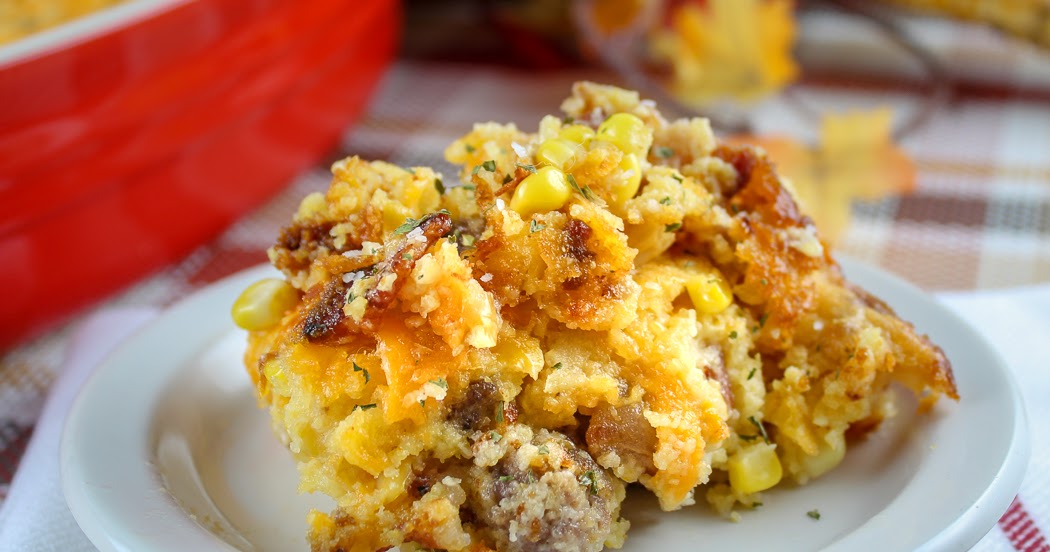 Loaded Farmhouse Spoon Bread The Food Hussy!