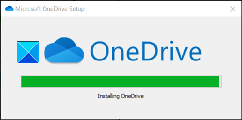 การติดตั้ง OneDrive