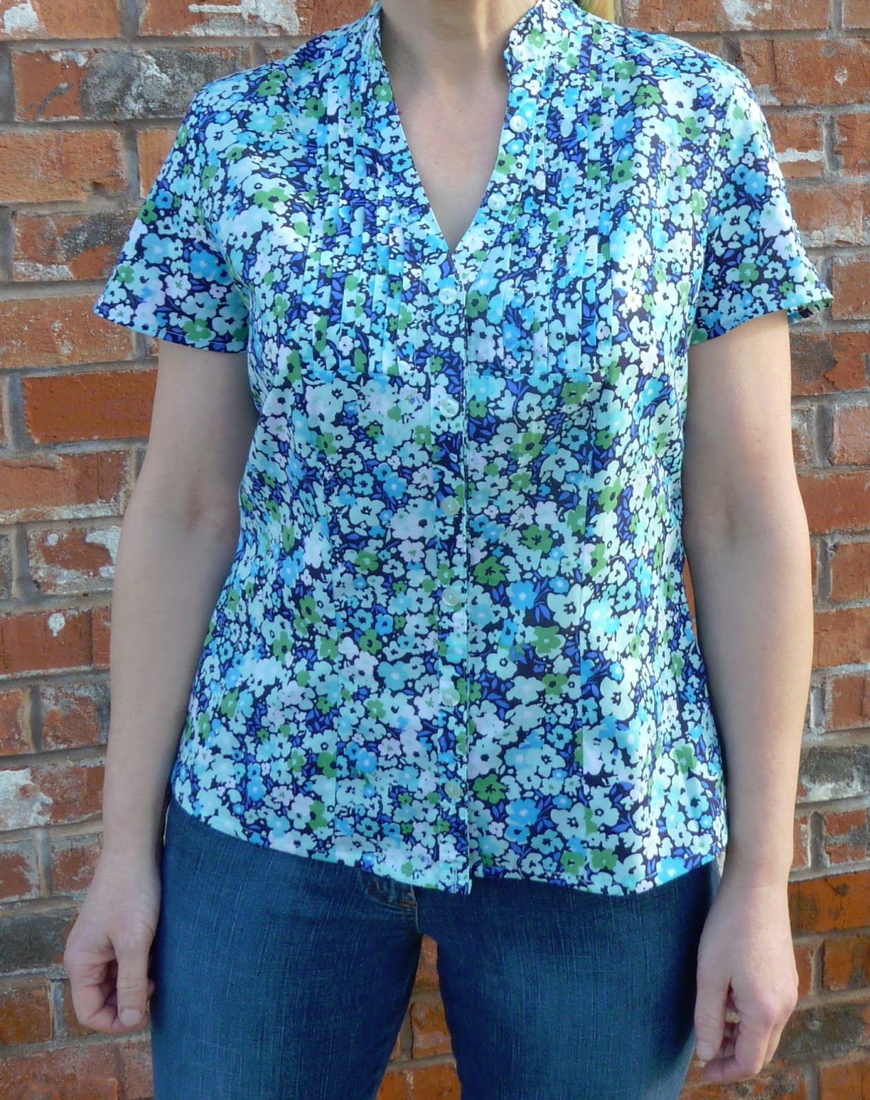 two by two blouse material