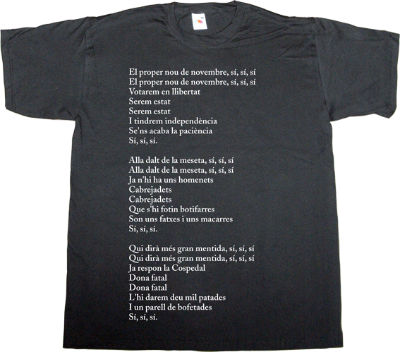christmas traditional music fun catalonia catalan independence freedom t-shirt ephemeral-t-shirts