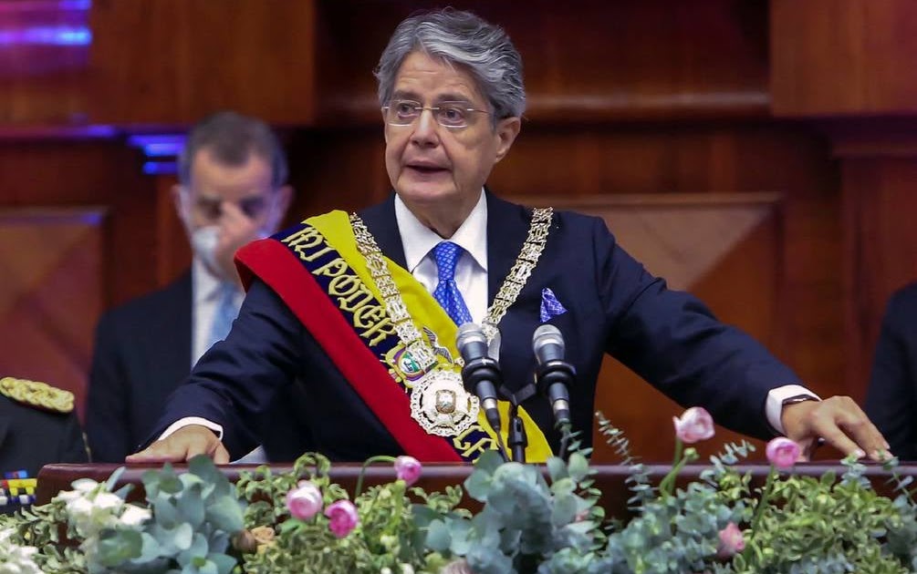 24 de Mayo 2021- Lasso's speech after being sworn into office as President of the Republic of Ecuador.