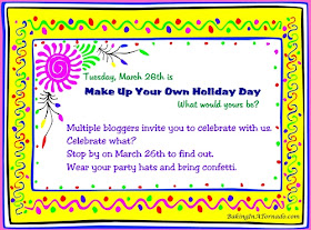 Make Up Your Own Holiday Day | Graphic property of www.BakingInATornado.com 