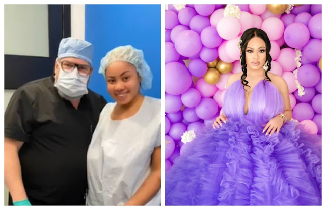 BBNaija Star, Nina Ivy Undergoes a Plastic Surgery (Video)