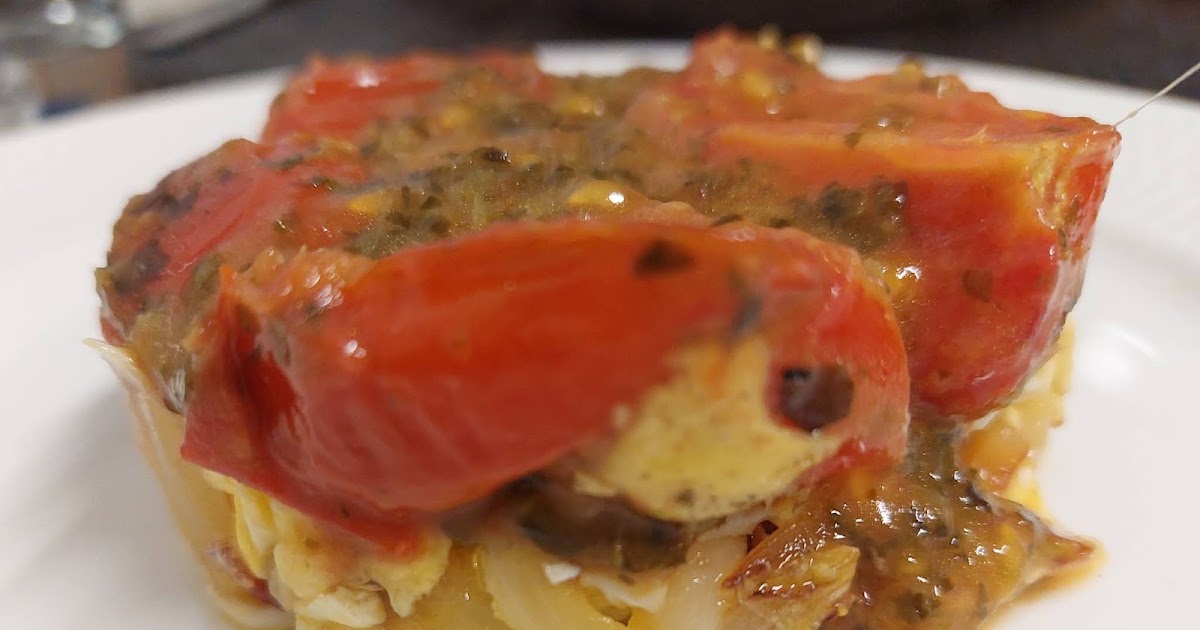 LA CUCHARA CURIOSA TIMBAL DE HUEVOS REVUELTOS CON JAMÓNCEBOLLA Y