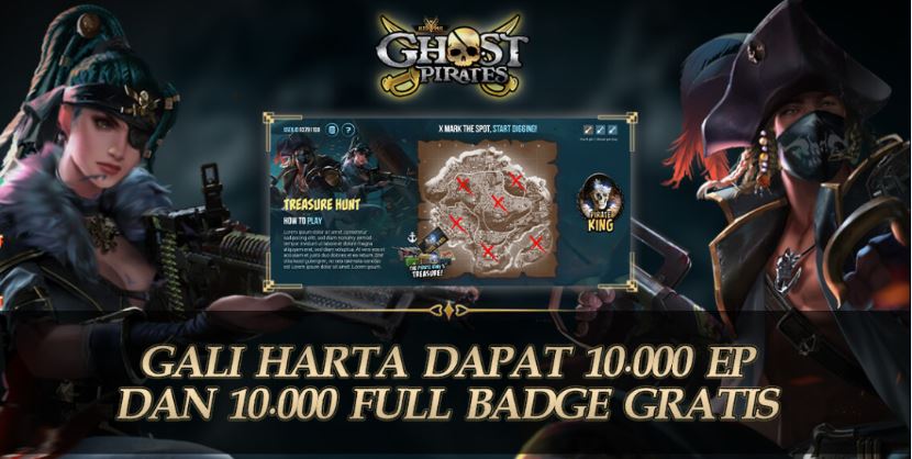 Cara Mendapatkan Elite Pass Ghost Pirate Gratis Di Event