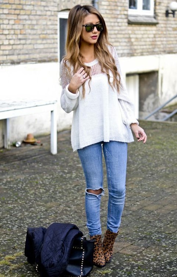 10 Ripped Jeans Outfit Ideas For Stylish Girl Stylelix