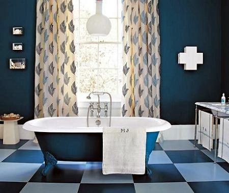 Decoracion Actual de moda: Baños en distintos tonos de Azul