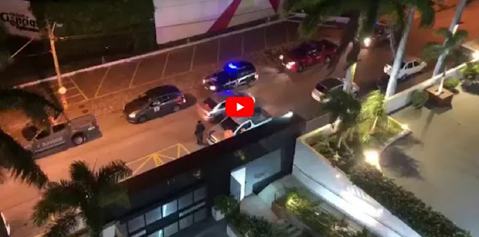 VÍDEO: Governo do RN manda 5 carros de segurança para reprimir moradores de edifício