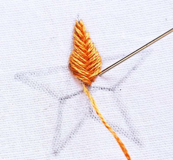 Hướng dẫn thêu ngôi sao - Hình 5