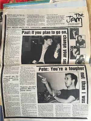 Melody Maker feature from 1980 featuring Paul Weller and Pete Townshend