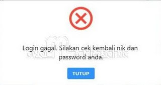 Gagal Registrasi Cek NIK