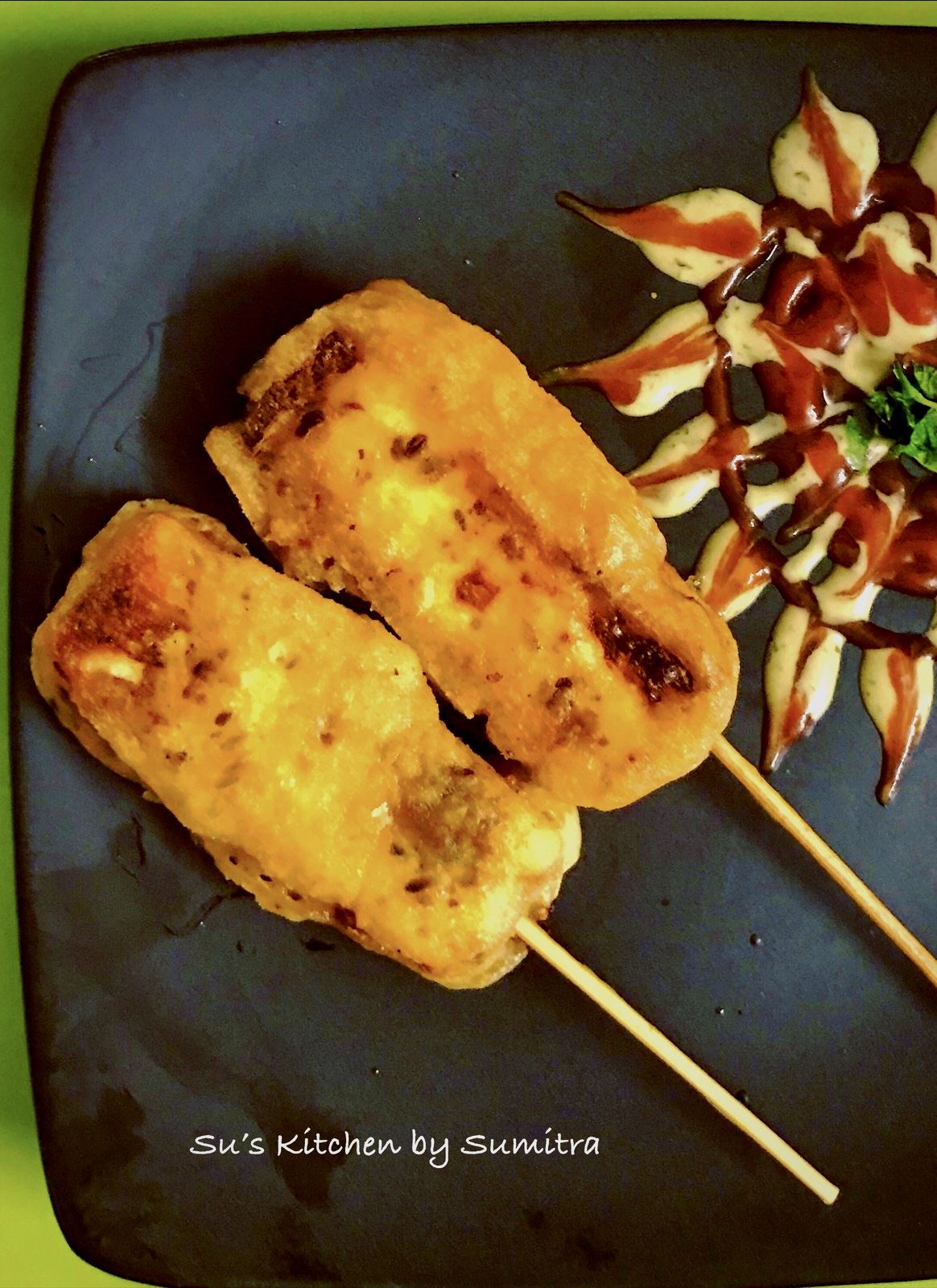 Su's Kitchen by Sumitra Fried Achaari Paneer Sticks