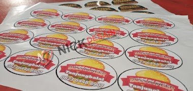 Contoh Desain Stiker label | Percetakan Tanjungbalai