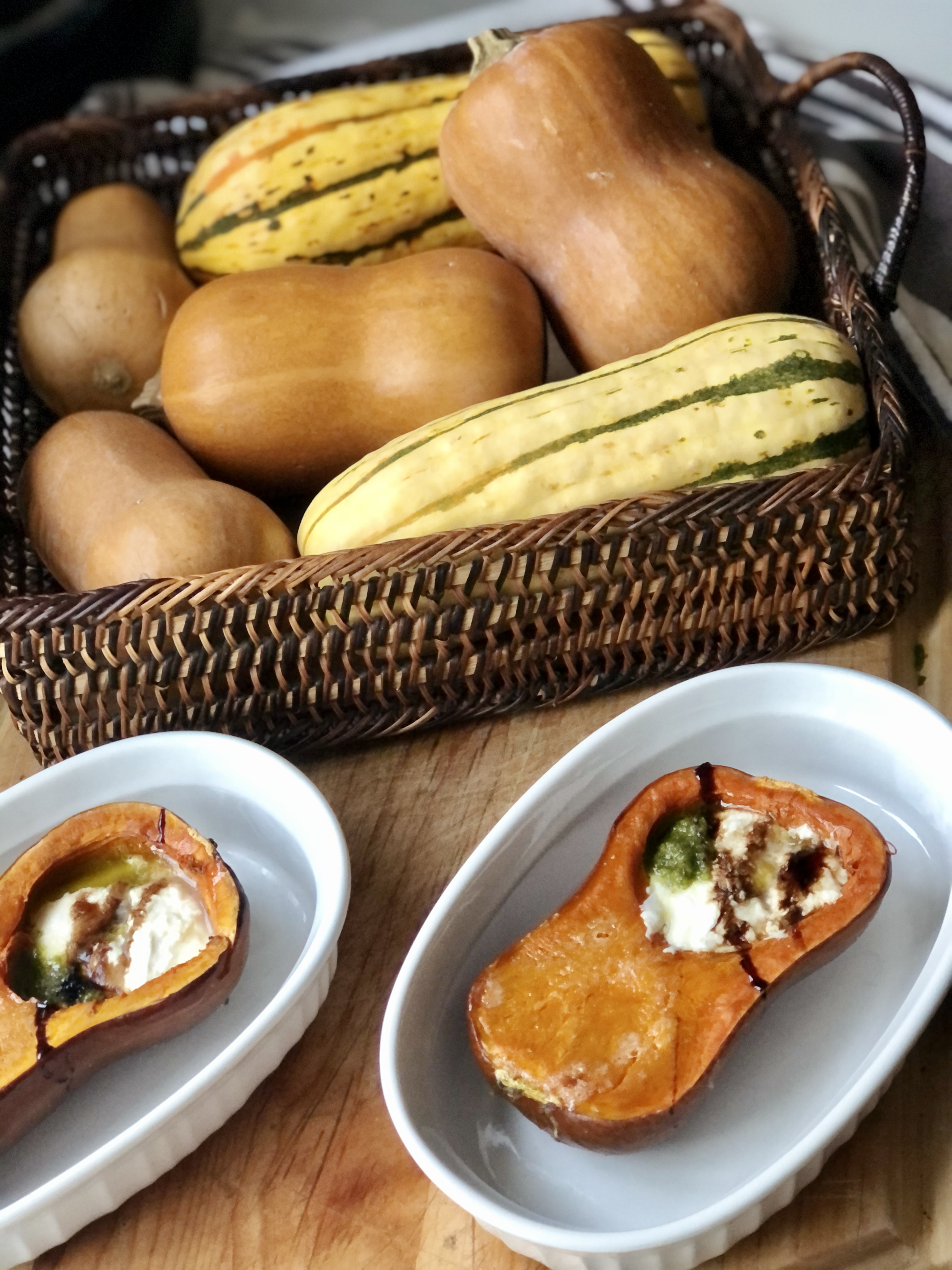 Roasted Honeynut Squash w/ Fresh Mozzarella