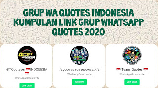 Link grup whatsapp quotes 2020