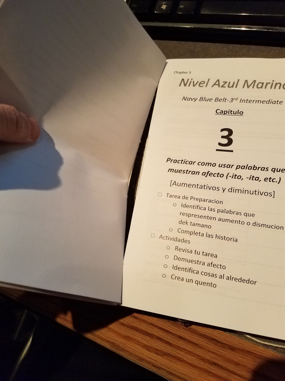 Crafty and Crazy Q A Spanish Booklet My First Attempt at Bookbinding