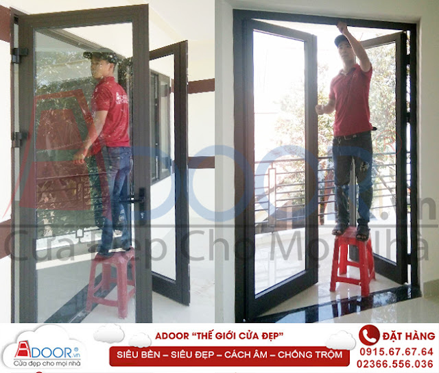 Thi công cửa nhôm Xingfa Quảng Bình