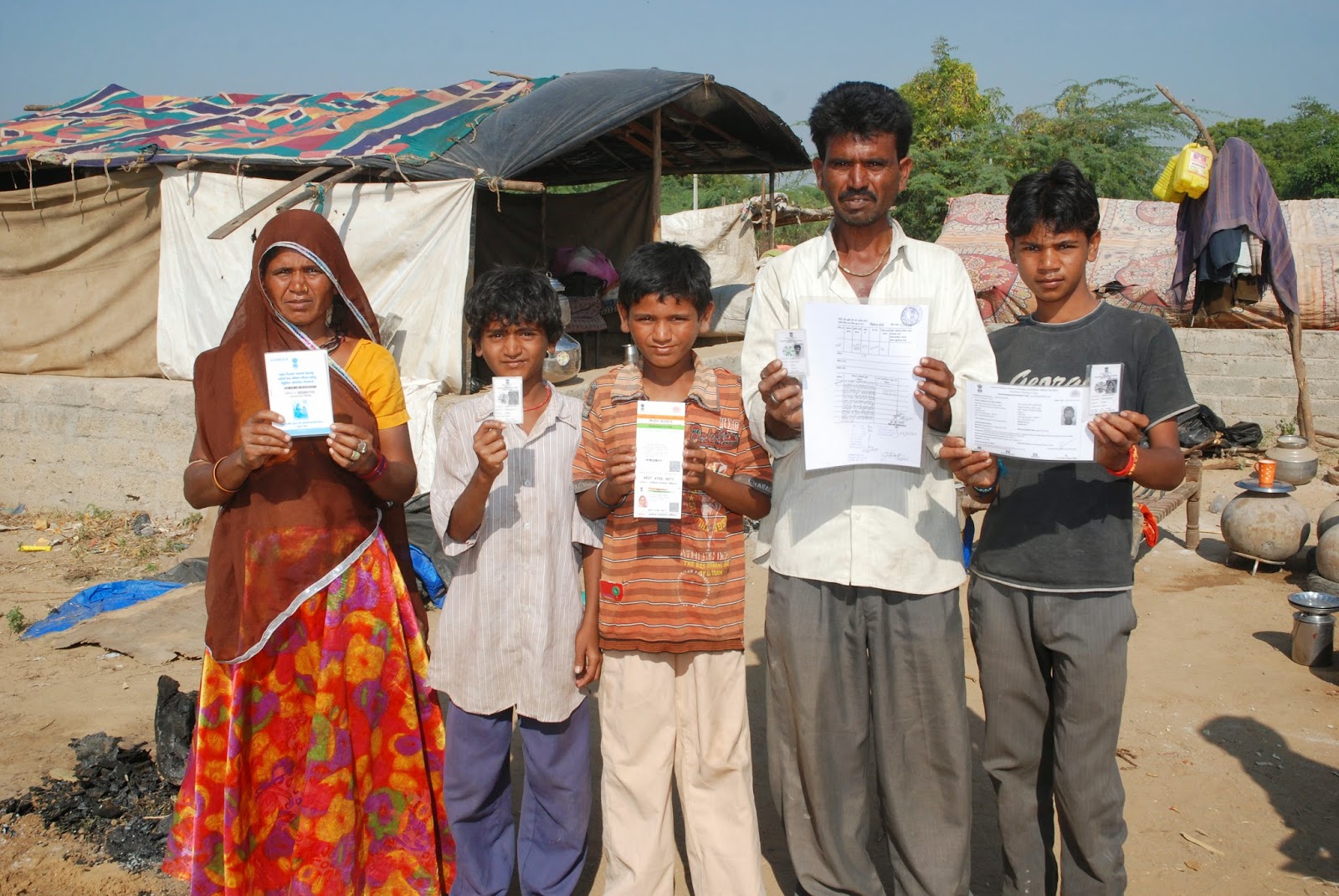 NOMADS OF INDIA: Ration Cards
