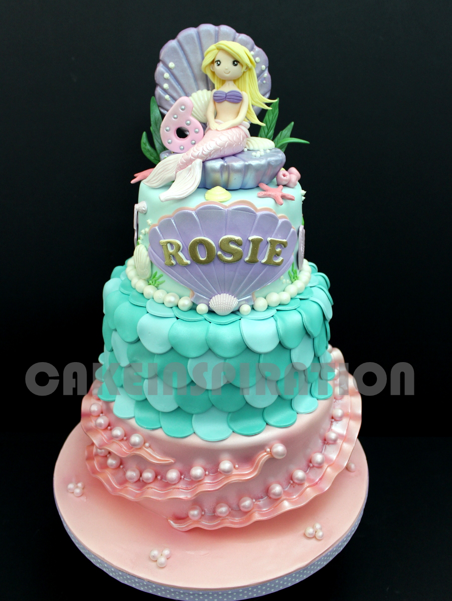 The Sensational Cakes UNDERWATER MERMAID PRINCESS CAKE SINGAPORE