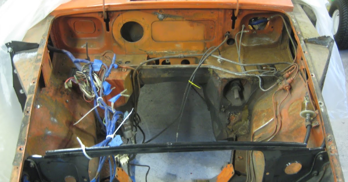 Adam's MGB Restoration Engine Bay Paint