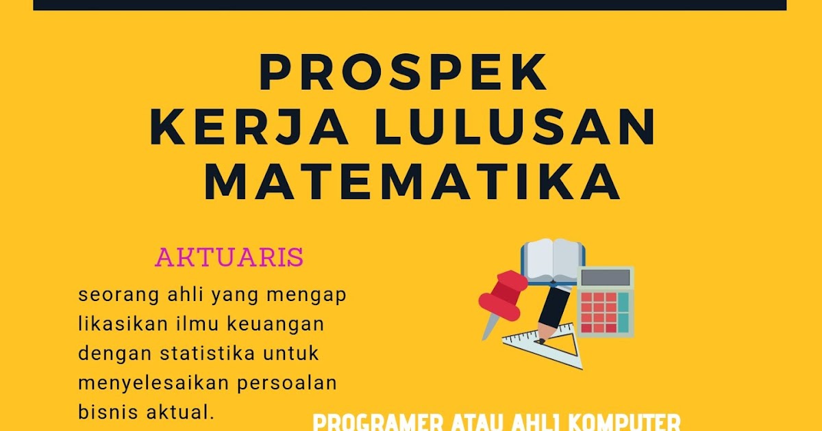 Prospek Kerja Lulusan Matematika Himatika Unisba Himpunan Mahasiswa Matematika Universitas Islam Bandung Prospek Kerja Lulusan Matematika Himatika Unisba Himpunan Mahasiswa Matematika Universitas Islam Bandung