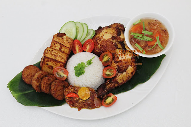 resepi nasi ayam penyet