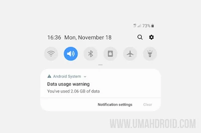 Menghilangkan Data Usage Warning di HP Samsung
