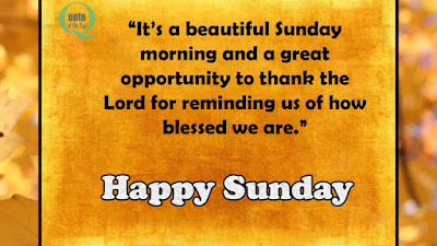Happy Sunday Quotes Images